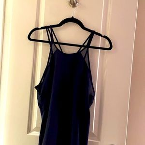 Lululemon Run Off Route Tank Navy size 12